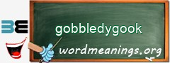 WordMeaning blackboard for gobbledygook